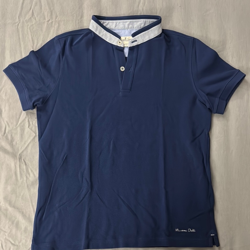 Massimo Dutti Kids Navy Polo Shirt